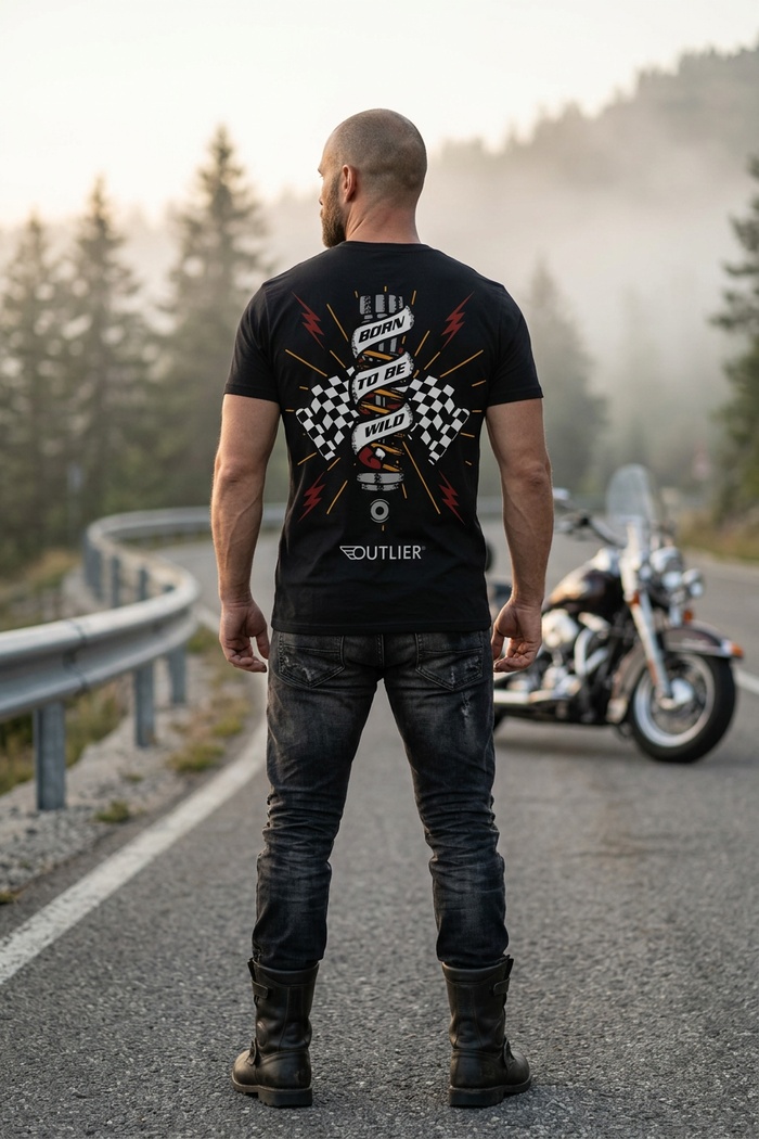 Camiseta Born to be wild — foto 2